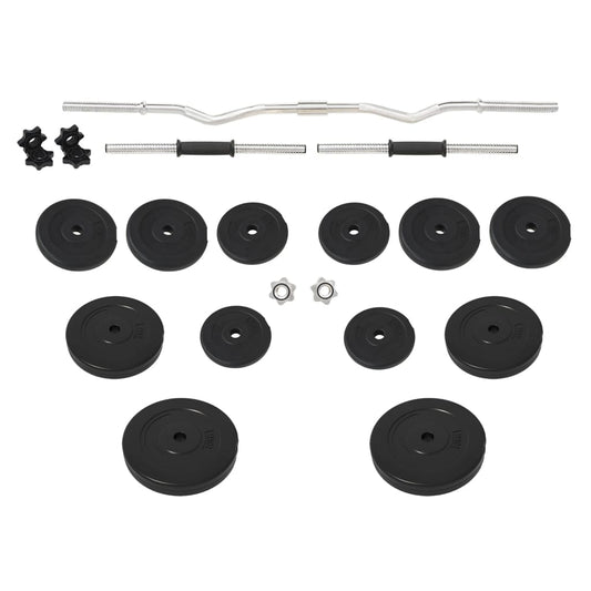 Barbell and Dumbbell with Plates 60 kg Barbell and Dumbbell with Plates 60 kg