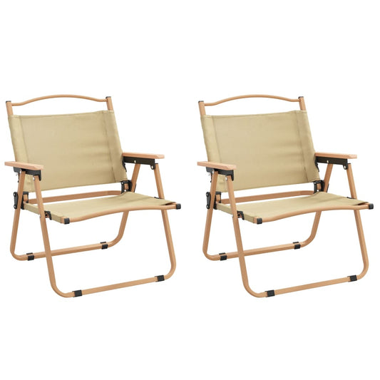 Camping Chair | Set of 2 | Beige Camping Chair | Set of 2 | Beige