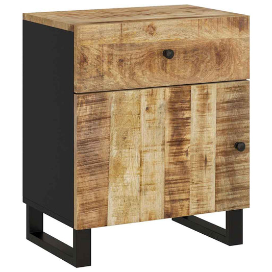 Bedside Cabinet 50x33x60 cm Solid Wood Mango&Engineered Wood Bedside Cabinet 50x33x60 cm Solid Wood Mango&Engineered Wood