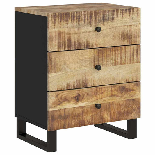 Bedside Cabinet 50x33x62 cm Solid Wood Mango&Engineered Wood Bedside Cabinet 50x33x62 cm Solid Wood Mango&Engineered Wood