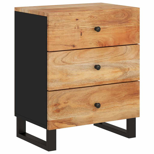 Bedside Cabinet 50x33x62 cm Solid Wood Acacia&Engineered Wood Bedside Cabinet 50x33x62 cm Solid Wood Acacia&Engineered Wood