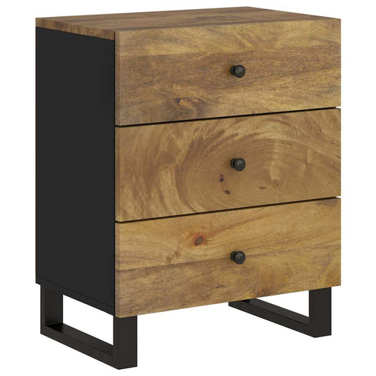 Bedside Cabinet 50x33x62 cm Solid Wood Mango&Engineered Wood Bedside Cabinet 50x33x62 cm Solid Wood Mango&Engineered Wood