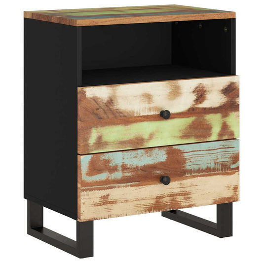 Bedside Cabinet 50x33x62cm Solid Wood Reclaimed&Engineered Wood Bedside Cabinet 50x33x62cm Solid Wood Reclaimed&Engineered Wood