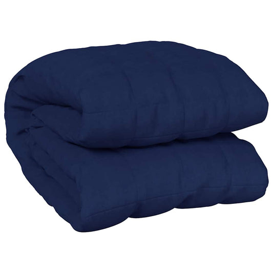 Weighted Blanket Blue 220x260 cm 15 kg Fabric Weighted Blanket Blue 220x260 cm 15 kg Fabric