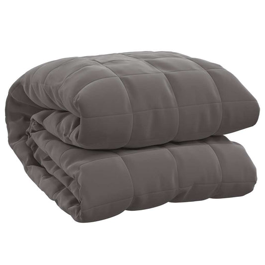 Weighted Blanket Grey 150x200 cm 11 kg Fabric Weighted Blanket Grey 150x200 cm 11 kg Fabric
