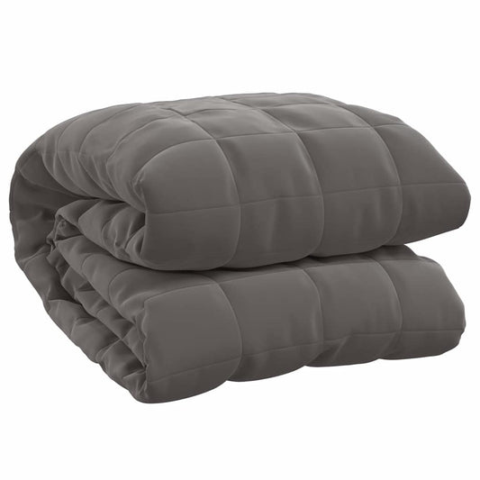 Weighted Blanket Grey 200x200 cm 13 kg Fabric Weighted Blanket Grey 200x200 cm 13 kg Fabric