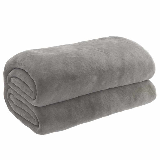 Weighted Blanket with Cover Grey 150x200 cm 7 kg Fabric Weighted Blanket with Cover Grey 150x200 cm 7 kg Fabric