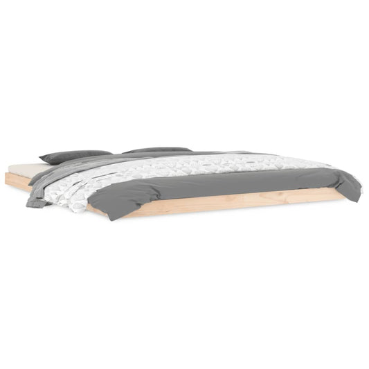 Bed Frame | Natural Pine | Solid Pinewood, Plywood | Super King | Durable Bed Frame | Natural Pine | Solid Pinewood, Plywood | Super King | Durable