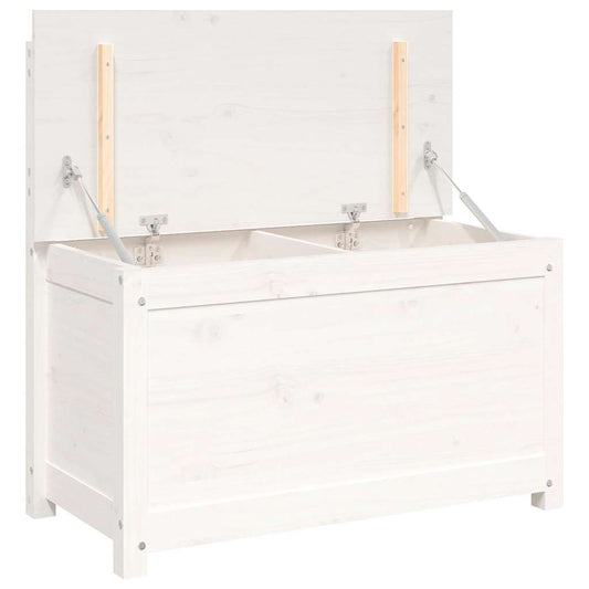 Bench White 80x41x77 cm Solid Wood Pine Bench White 80x41x77 cm Solid Wood Pine