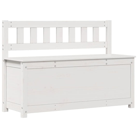 Bench White 110x41x76.5 cm Solid Wood Pine Bench White 110x41x76.5 cm Solid Wood Pine