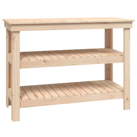 Work Bench 110.5x50x80 cm Solid Wood Pine Work Bench 110.5x50x80 cm Solid Wood Pine