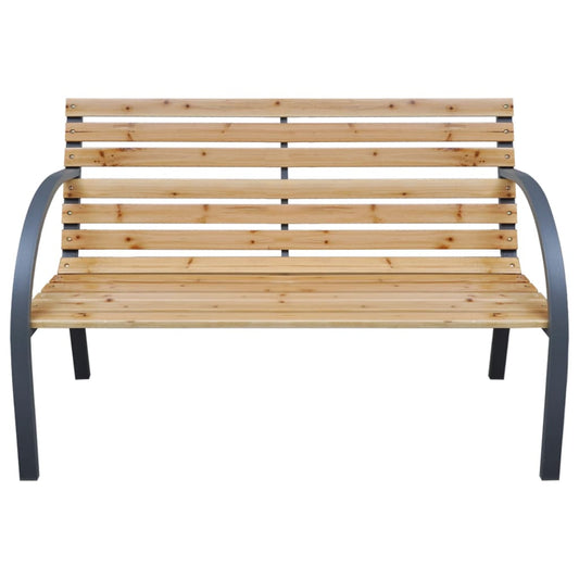 Garden Bench 112 cm Solid Wood Fir Garden Bench 112 cm Solid Wood Fir
