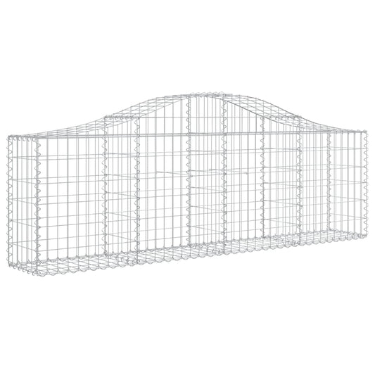 Arched Gabion Basket 200x30x60/80 cm Galvanised Iron Arched Gabion Basket 200x30x60/80 cm Galvanised Iron