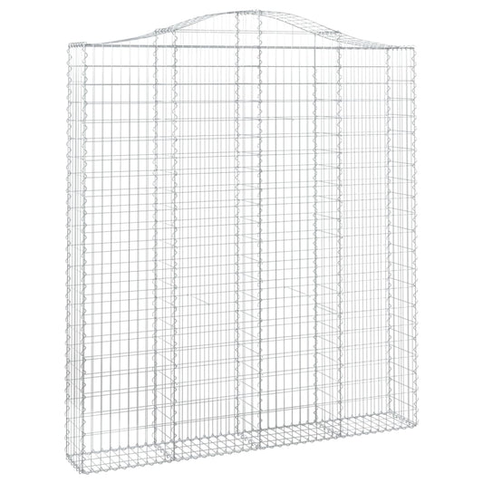 Arched Gabion Basket 200x30x220/240 cm Galvanised Iron Arched Gabion Basket 200x30x220/240 cm Galvanised Iron