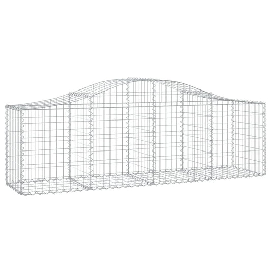 Arched Gabion Basket 200x50x60/80 cm Galvanised Iron Arched Gabion Basket 200x50x60/80 cm Galvanised Iron
