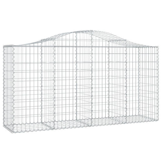 Arched Gabion Basket 200x50x100/120 cm Galvanised Iron Arched Gabion Basket 200x50x100/120 cm Galvanised Iron