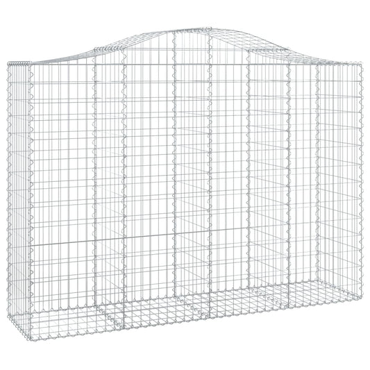 Arched Gabion Basket 200x50x140/160 cm Galvanised Iron Arched Gabion Basket 200x50x140/160 cm Galvanised Iron