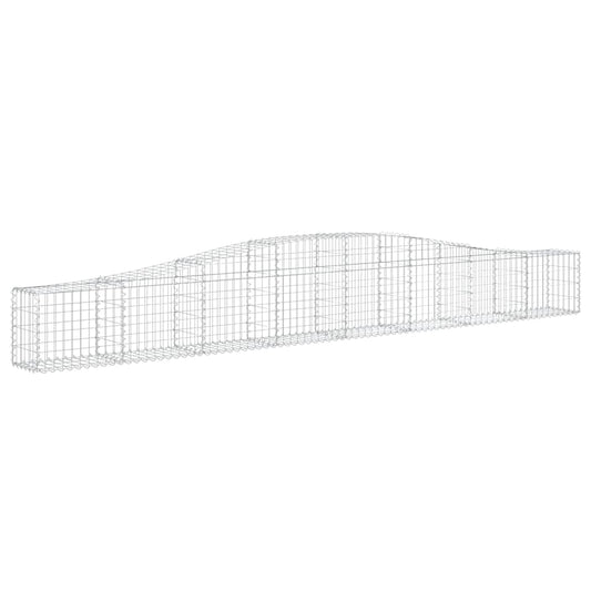 Arched Gabion Basket 400x30x40/60 cm Galvanised Iron Arched Gabion Basket 400x30x40/60 cm Galvanised Iron