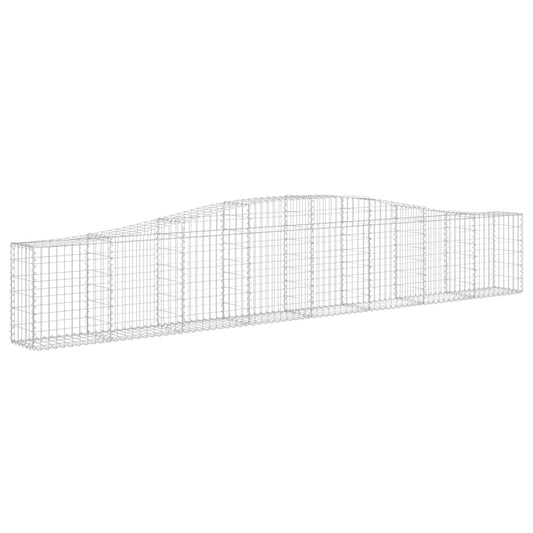 Arched Gabion Basket 400x30x60/80 cm Galvanised Iron Arched Gabion Basket 400x30x60/80 cm Galvanised Iron