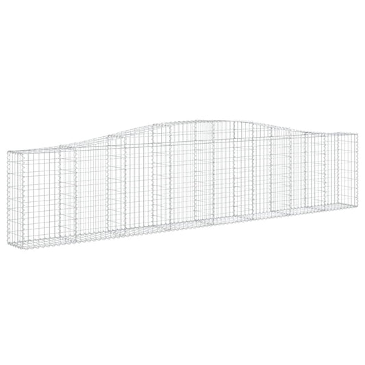 Arched Gabion Basket 400x30x80/100 cm Galvanised Iron Arched Gabion Basket 400x30x80/100 cm Galvanised Iron