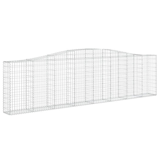Arched Gabion Basket 400x30x100/120 cm Galvanised Iron Arched Gabion Basket 400x30x100/120 cm Galvanised Iron