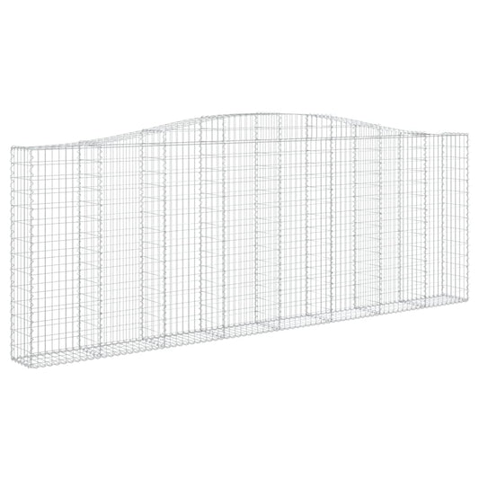 Arched Gabion Basket 400x30x140/160 cm Galvanised Iron Arched Gabion Basket 400x30x140/160 cm Galvanised Iron