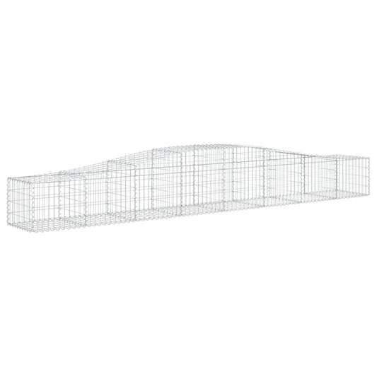 Arched Gabion Basket 400x50x40/60 cm Galvanised Iron Arched Gabion Basket 400x50x40/60 cm Galvanised Iron