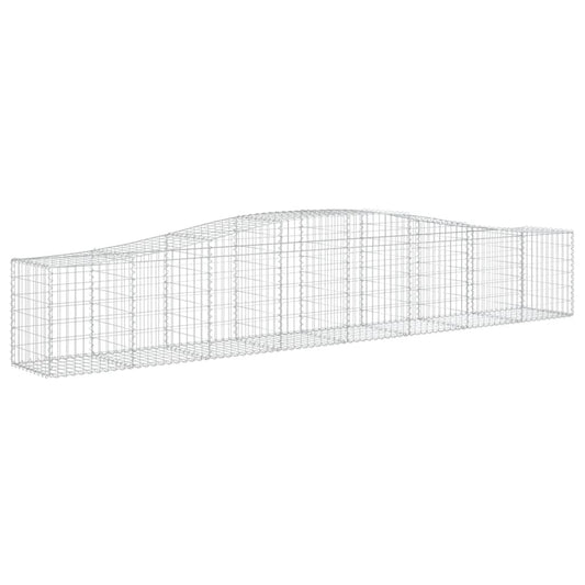 Arched Gabion Basket 400x50x60/80 cm Galvanised Iron Arched Gabion Basket 400x50x60/80 cm Galvanised Iron