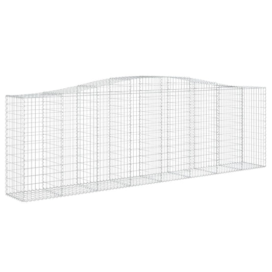 Arched Gabion Basket 400x50x120/140 cm Galvanised Iron Arched Gabion Basket 400x50x120/140 cm Galvanised Iron