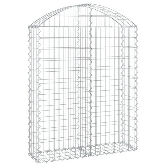 Arched Gabion Basket 100x30x120/140 cm Galvanised Iron Arched Gabion Basket 100x30x120/140 cm Galvanised Iron
