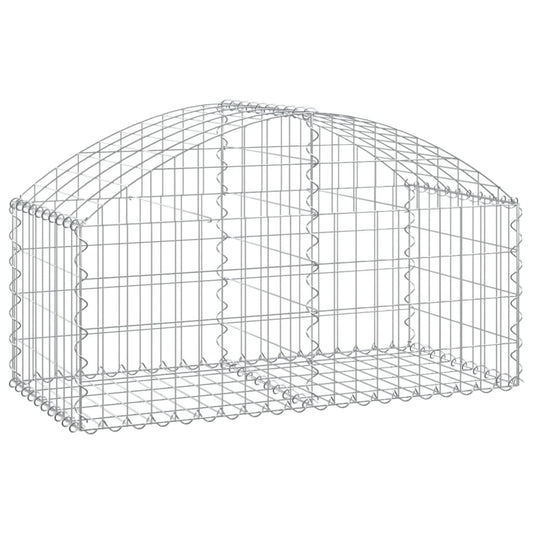 Arched Gabion Basket 100x50x40/60 cm Galvanised Iron Arched Gabion Basket 100x50x40/60 cm Galvanised Iron