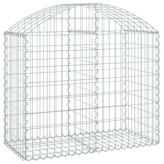 Arched Gabion Basket 100x50x80/100 cm Galvanised Iron Arched Gabion Basket 100x50x80/100 cm Galvanised Iron