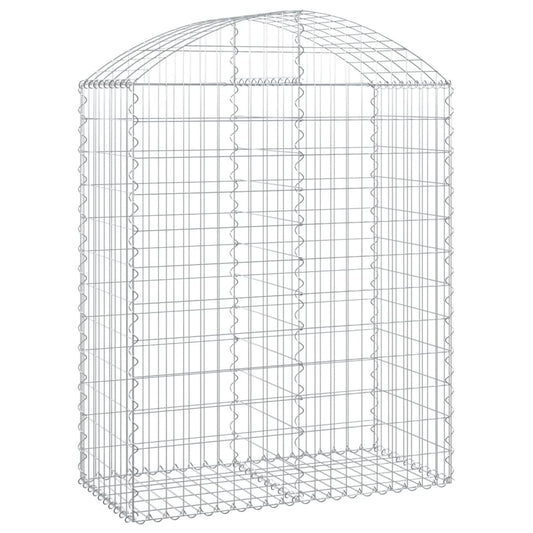 Arched Gabion Basket 100x50x120/140 cm Galvanised Iron Arched Gabion Basket 100x50x120/140 cm Galvanised Iron