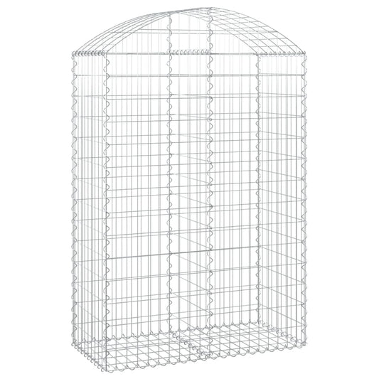 Arched Gabion Basket 100x50x140/160 cm Galvanised Iron Arched Gabion Basket 100x50x140/160 cm Galvanised Iron
