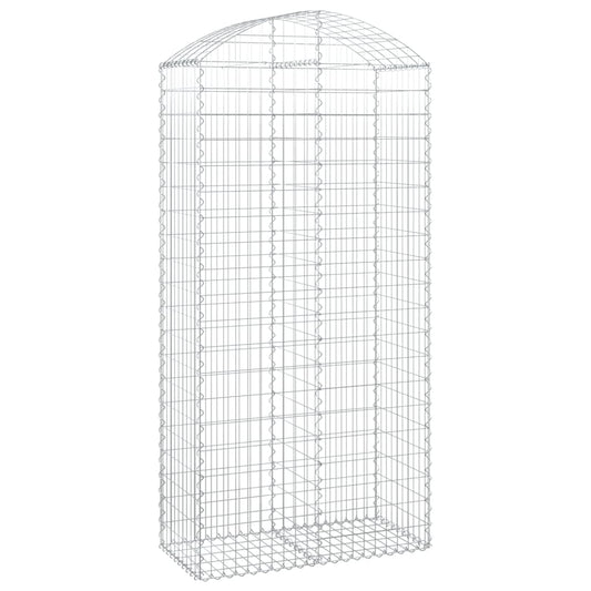 Arched Gabion Basket 100x50x200/220 cm Galvanised Iron Arched Gabion Basket 100x50x200/220 cm Galvanised Iron