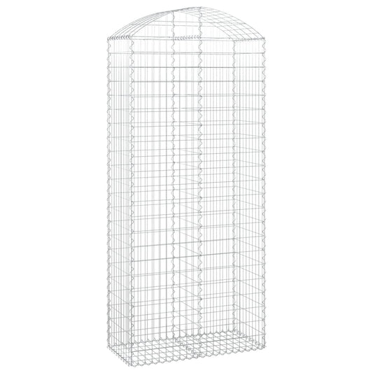 Arched Gabion Basket 100x50x220/240 cm Galvanised Iron Arched Gabion Basket 100x50x220/240 cm Galvanised Iron