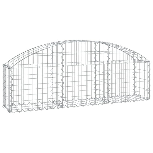 Arched Gabion Basket 150x30x40/60 cm Galvanised Iron Arched Gabion Basket 150x30x40/60 cm Galvanised Iron