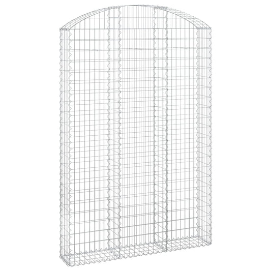 Arched Gabion Basket 150x30x220/240 cm Galvanised Iron Arched Gabion Basket 150x30x220/240 cm Galvanised Iron