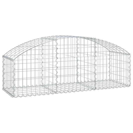 Arched Gabion Basket 150x50x40/60 cm Galvanised Iron Arched Gabion Basket 150x50x40/60 cm Galvanised Iron