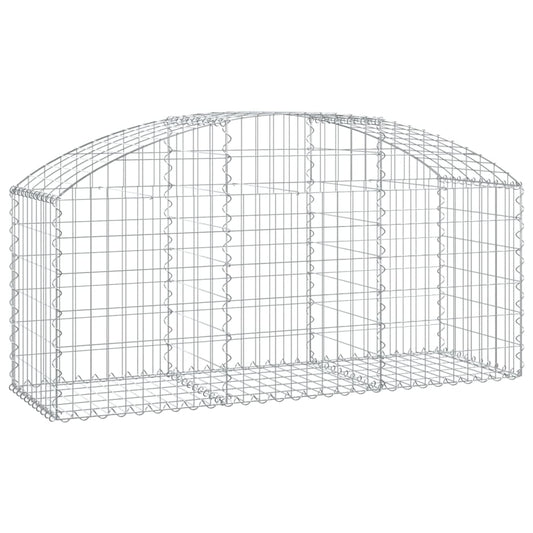 Arched Gabion Basket 150x50x60/80 cm Galvanised Iron Arched Gabion Basket 150x50x60/80 cm Galvanised Iron