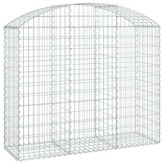 Arched Gabion Basket 150x50x120/140 cm Galvanised Iron Arched Gabion Basket 150x50x120/140 cm Galvanised Iron