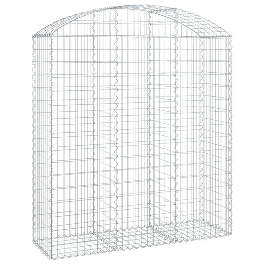 Arched Gabion Basket 150x50x160/180 cm Galvanised Iron Arched Gabion Basket 150x50x160/180 cm Galvanised Iron