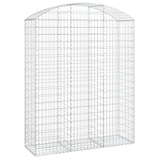 Arched Gabion Basket 150x50x180/200 cm Galvanised Iron Arched Gabion Basket 150x50x180/200 cm Galvanised Iron