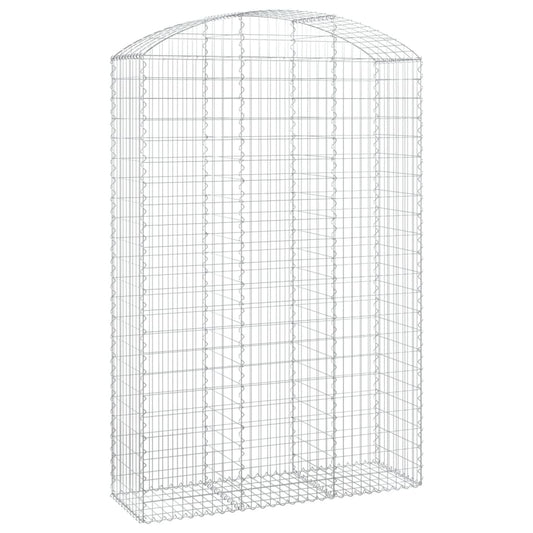 Arched Gabion Basket 150x50x220/240 cm Galvanised Iron Arched Gabion Basket 150x50x220/240 cm Galvanised Iron