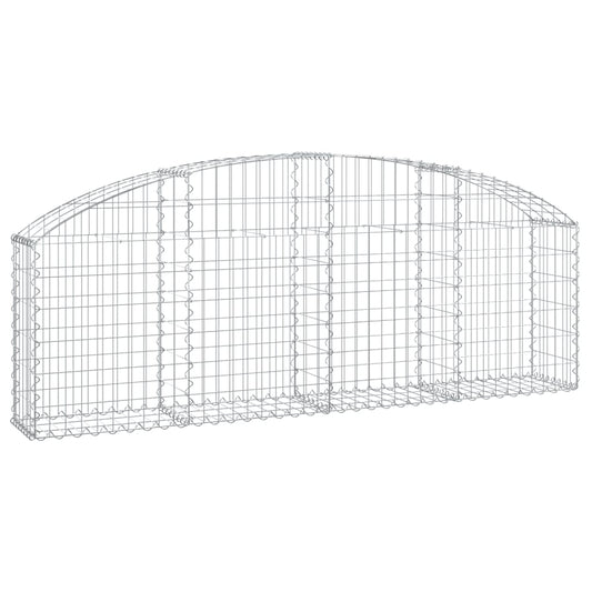 Arched Gabion Basket 200x30x60/80 cm Galvanised Iron Arched Gabion Basket 200x30x60/80 cm Galvanised Iron
