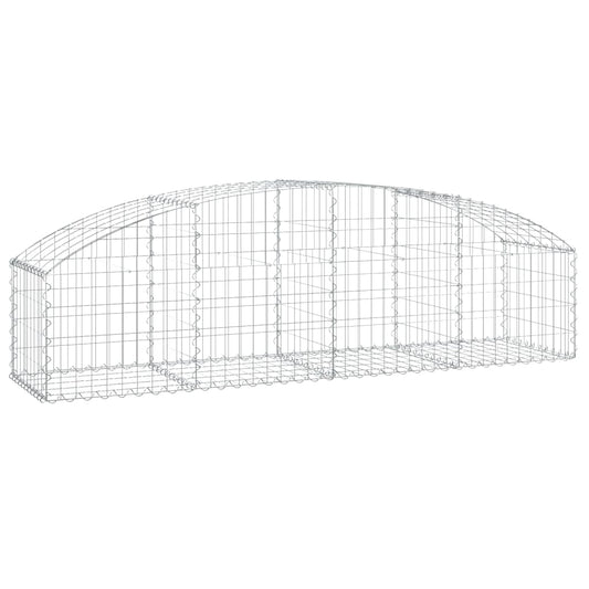 Arched Gabion Basket 200x50x40/60 cm Galvanised Iron Arched Gabion Basket 200x50x40/60 cm Galvanised Iron