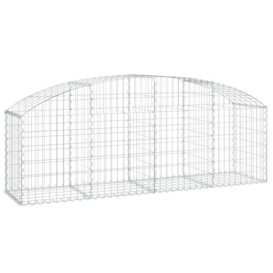 Arched Gabion Basket 200x50x60/80 cm Galvanised Iron Arched Gabion Basket 200x50x60/80 cm Galvanised Iron