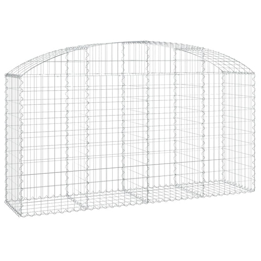 Arched Gabion Basket 200x50x100/120 cm Galvanised Iron Arched Gabion Basket 200x50x100/120 cm Galvanised Iron
