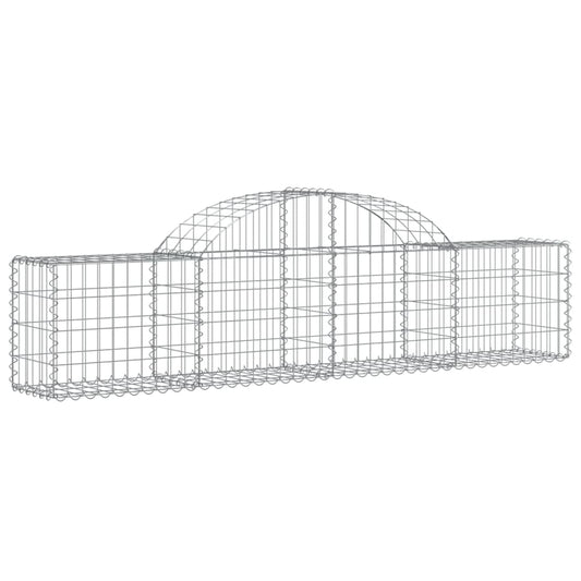 Arched Gabion Basket 200x30x40/60 cm Galvanised Iron Arched Gabion Basket 200x30x40/60 cm Galvanised Iron