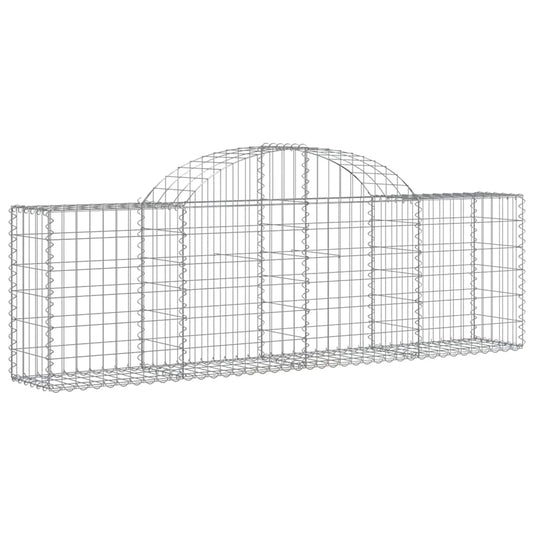 Arched Gabion Basket 200x30x60/80 cm Galvanised Iron Arched Gabion Basket 200x30x60/80 cm Galvanised Iron